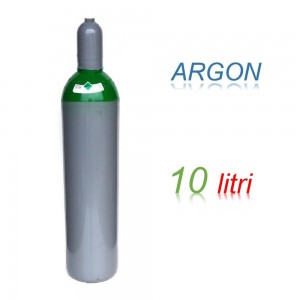 Bombola 10 litri miscela ARGON Ricaricabile 200 bar per saldatrice a filo EE