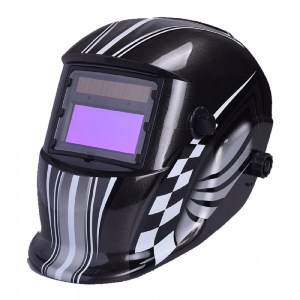 Maschera Casco Saldatore LCD automatica 9-13 DIN autoscurante ideale per saldatura MIG TIG