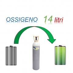 Servizio Ricarica Bombola Ossigeno 14 Litri - Ritiro - Carica - Consegna