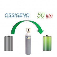 Servizio Ricarica Bombola Ossigeno 50 Litri - Ritiro - Carica - Consegna