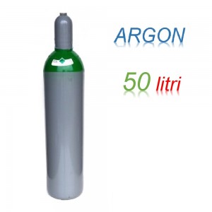 Bombola 50 litri ARGON Ricaricabile 200 bar EE per saldatrice a filo e TIG