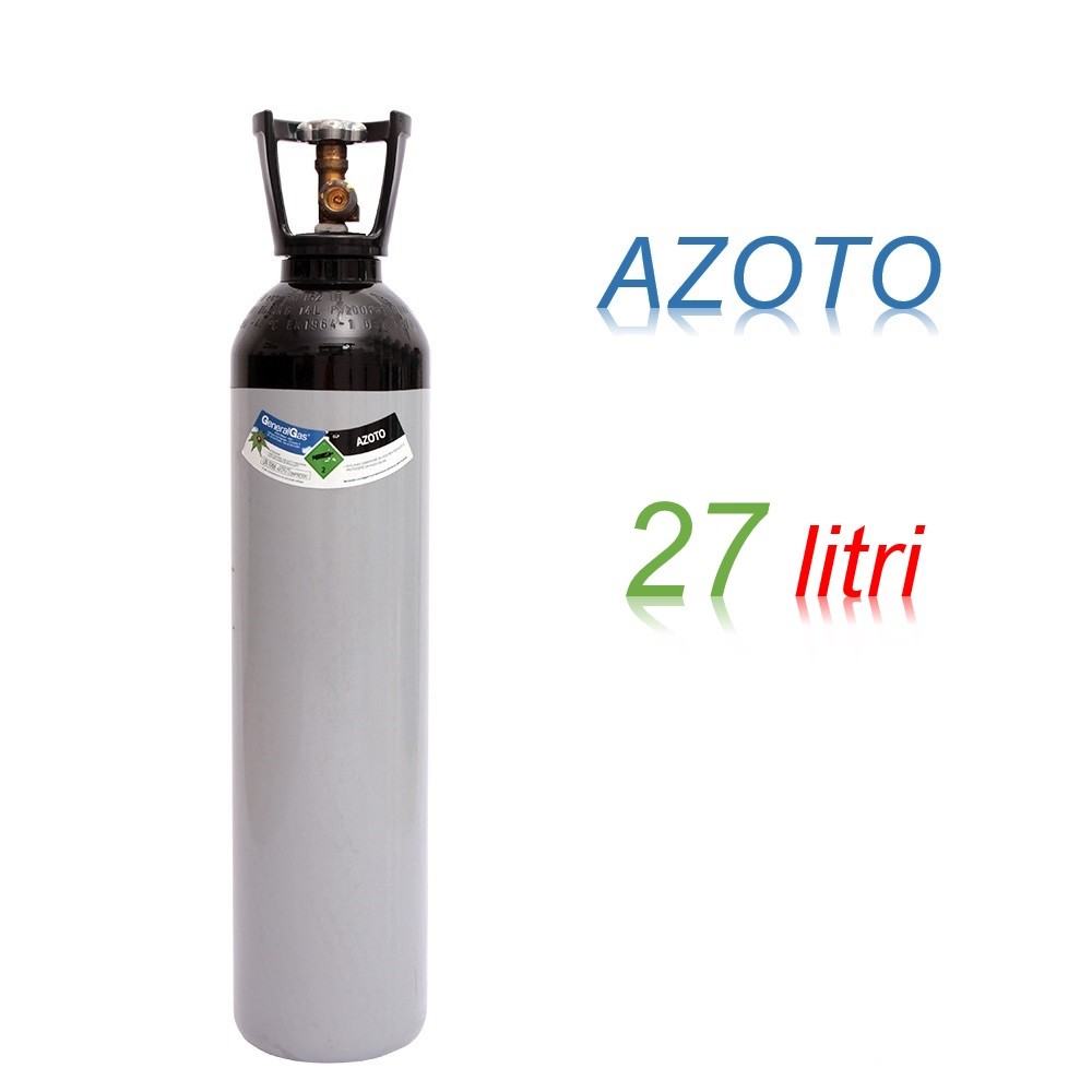 Bombola 27 litri AZOTO Ricaricabile 200 bar EE