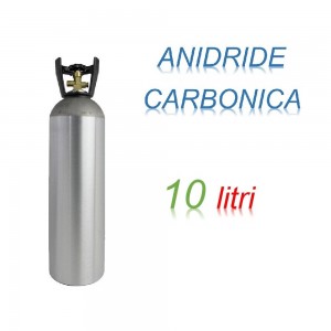 Bombola Anidrite Carbonica 10 litri Ricaricabile 200 bar CO2 per saldatrici a filo EE